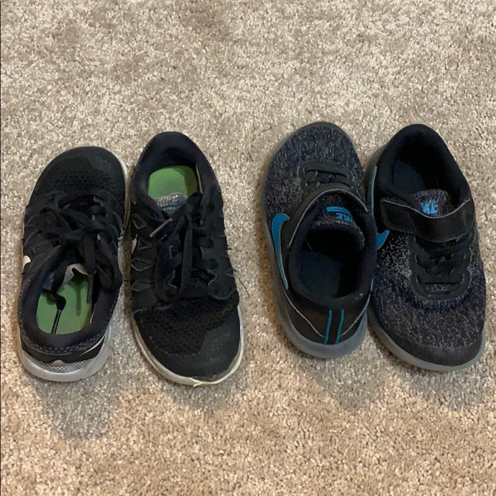 2 Pair Toddler Boys Size 10.5 Shoes